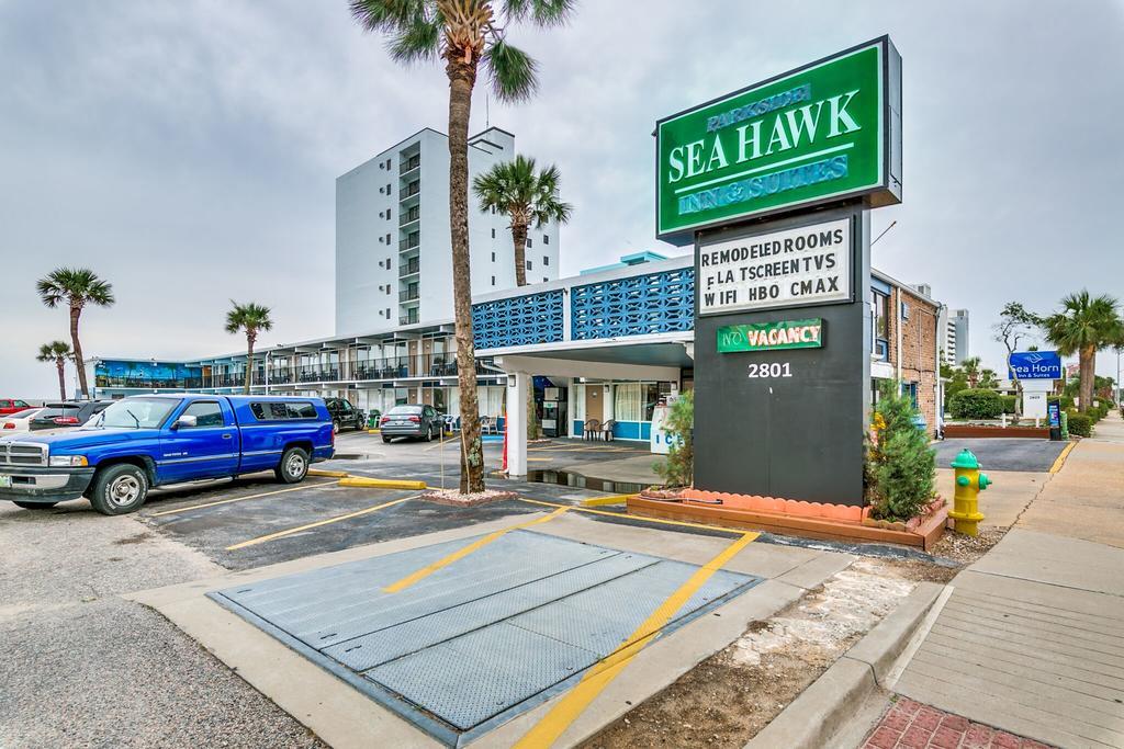 מירטל ביץ' Sea Hawk Oceanfront Motel מראה חיצוני תמונה